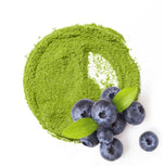DAVIDsTEA Organic Blueberry Matcha – Sweet blueberry-infused matcha blend with antioxidants and energizing benefits.