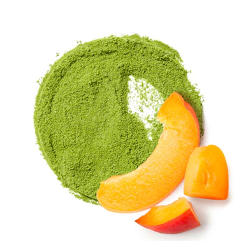 DAVIDsTEA Organic Peach Matcha – Sweet peach-flavored matcha blend with antioxidants and smooth energy.