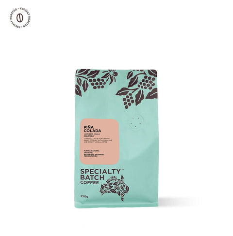 Colombia Pina Colada Coffee, Specialty Batch Huila beans, tropical fruit specialty coffee