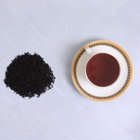 Peach Black Tea blend, Ceylon tea with ripe peach, Peach Kissed by G & Tea