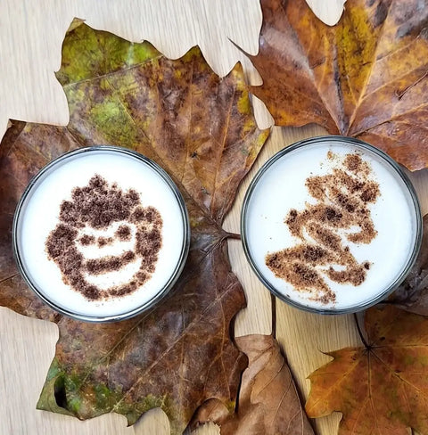 Chalo Pumpkin Spice Premix, creamy autumn latte blend with warm spices, perfect for chai or espresso lovers.