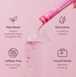 Bright, juicy, and tart, this water elixir comes together in no time. Add to cold water, shake with ice and hit the road, plane, gym, or mat with intention.