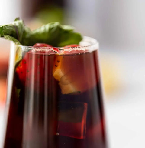 Chalo Strawberry Iced Chai, fruity sweetness with natural jaggery, refreshing twist on iced tea for BBQs and parties.