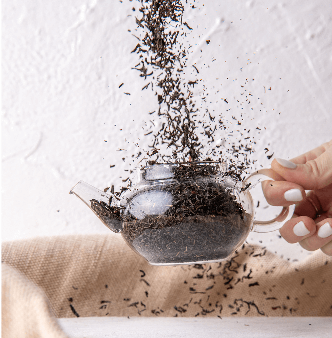 Premium loose-leaf tea in eco-friendly biodegradable packaging, perfect for a sustainable and flavorful tea experience.