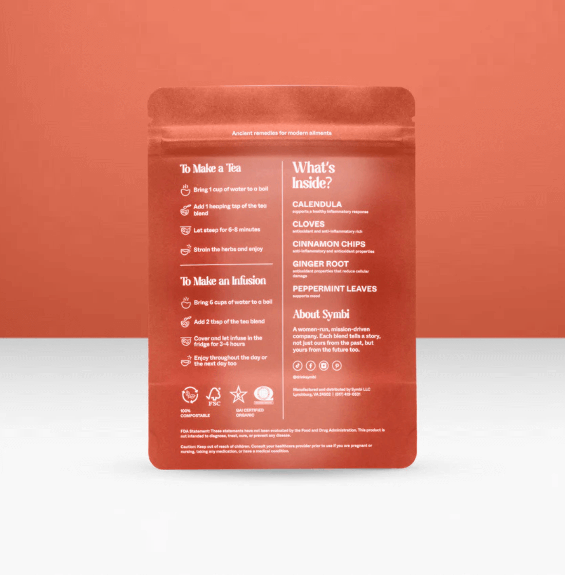 Christmas Tea | Drink Symbi loose leaf festive season herbal tea