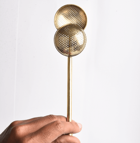 Tea Ball Brass Infuser | Oh Cha