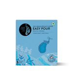 Pack of Blue Tokai Vienna Easy Pour on a table, It is a smooth dark roast coffee pack with oaky, cocoa notes and bold, heavy-bodied flavor.
