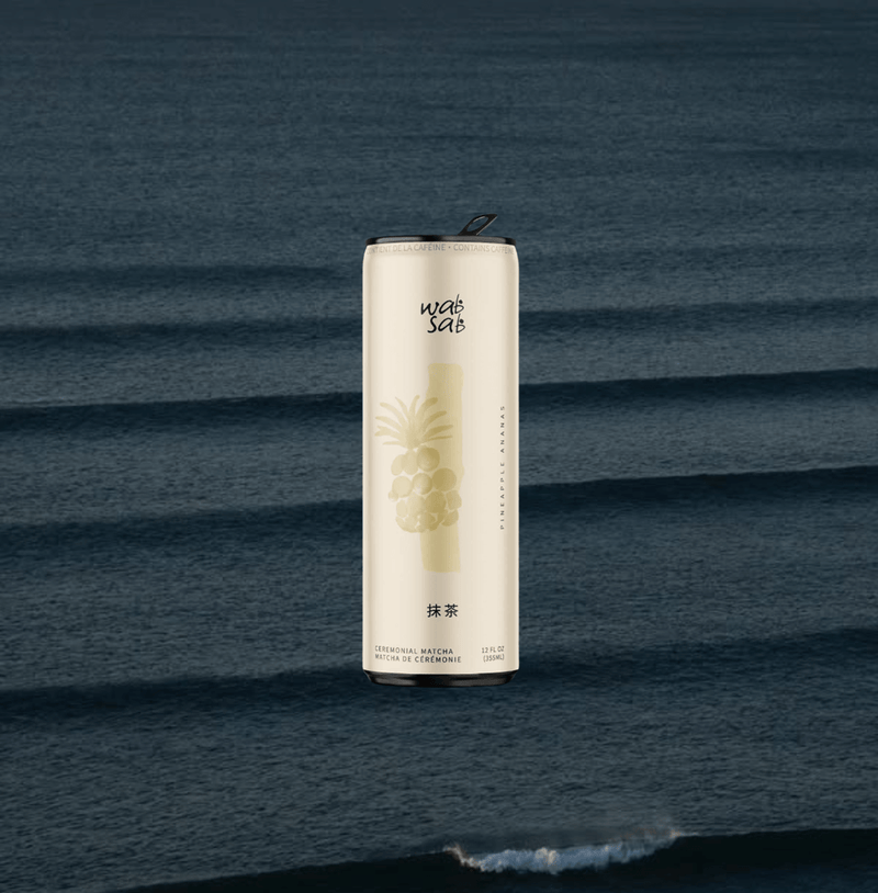 Wabisabi Matcha Sparkling Pineapple Matcha is a zero-sugar, low-calorie drink made with Uji matcha, spring water, and real pineapple for clean, tropical energy and focus.