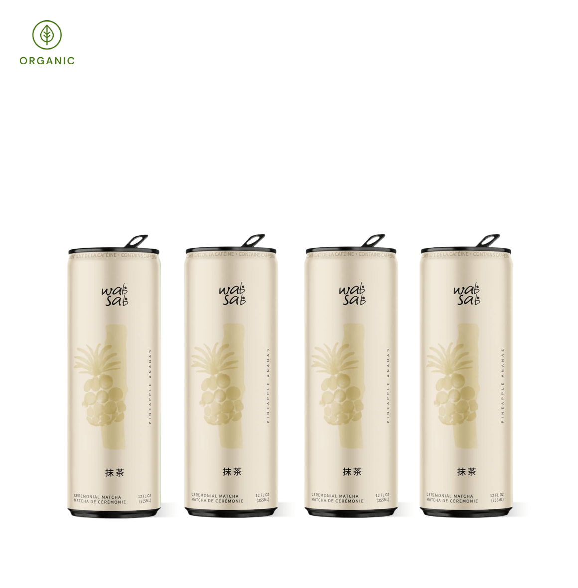 Wabisabi Matcha Sparkling Pineapple Matcha is a zero-sugar, low-calorie drink made with Uji matcha, spring water, and real pineapple for clean, tropical energy and focus.