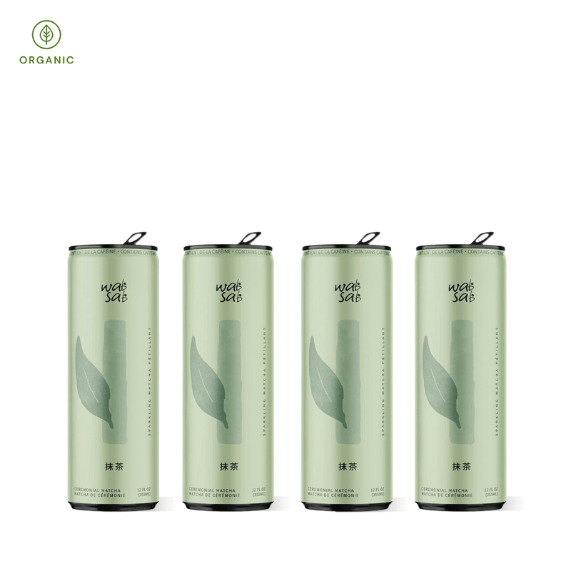Wabisabi Matcha Original Sparkling Matcha is a zero-sugar drink with 80mg of caffeine from Uji matcha and sparkling spring water—delivering clean, focused energy in every 250ml can.