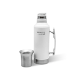 Mate System (1.2 L Thermos) by White Prime with insulated design for Yerba mate enthusiasts.