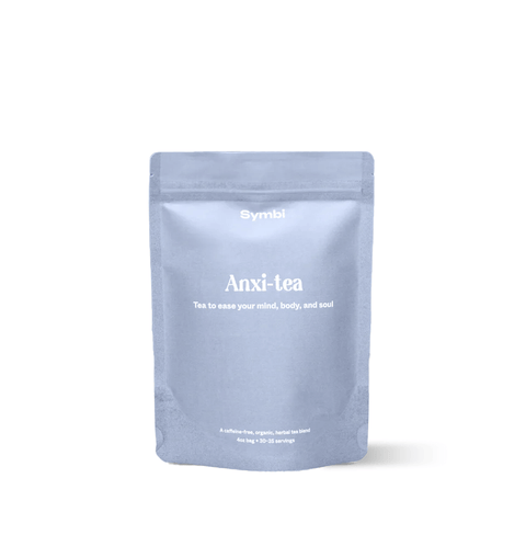 ChatGPT said: Anxi-Tea with chamomile, valerian root, lemon balm, lemongrass, oatstraw, and peppermint—an organic blend designed to ease stress, calm the mind, and provide gentle relief from everyday tension.