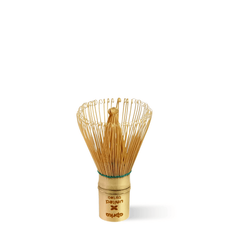 Bamboo Matcha Whisk 100 Prongs hand-carved from natural bamboo with 100 prongs for precise and flexible matcha preparation.