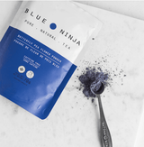 Blue Ninja Blue Matcha Powder | Wild Harvested Butterfly Pea Flowers  | Caffeine-Free Matcha Alternative