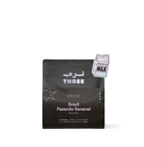 Brazil Fazenda Bananal Yellow Catuai from THREE Coffee offers a smooth espresso with caramel, toasted nut, and chocolate notes—ideal for milk drinks like flat whites and cappuccinos.
