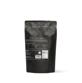 Back view of Chaga Chai Tea packaging, highlighting natural focus and energy benefits.