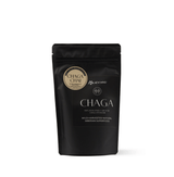 Chaga Chai Tea packaging featuring wild-harvested Siberian superfood for health benefits and natural purity