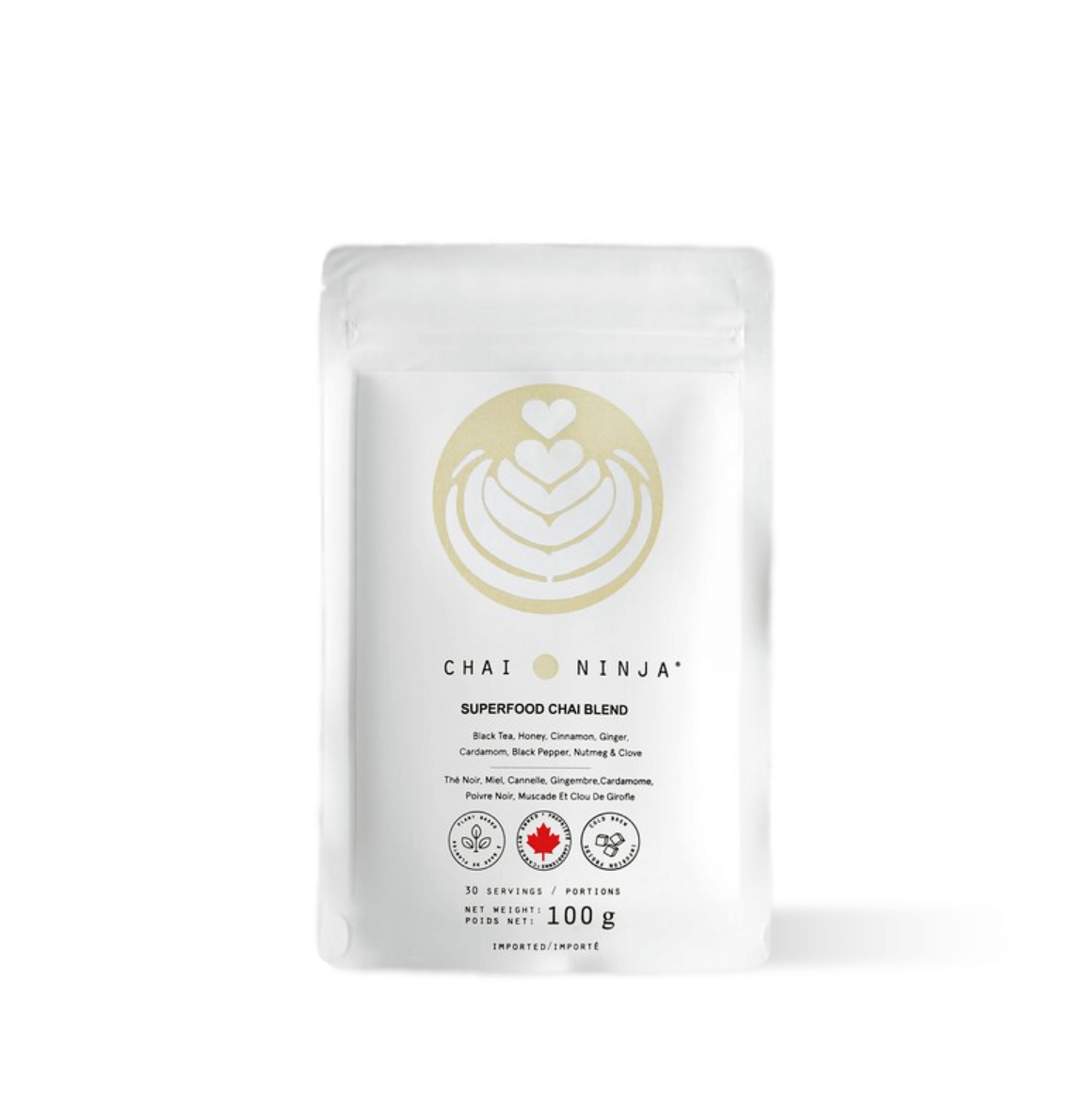 Chai Ninja Powdered Chai Blend | Honey & Spices | Instant Chai