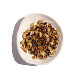 Nurtur Tea Chai Tea is a caffeine-free blend of rooibos and warming spices like cinnamon, ginger, and cloves, crafted to support digestion, immunity, and overall wellness.