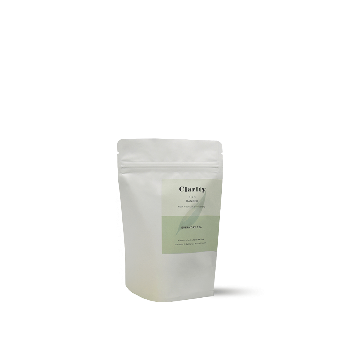 Clarity Silk Dancer Milk Oolong tea with smooth, floral, and milky notes, crafted in Taiwan from the Golden Lily cultivar by an award-winning tea master.