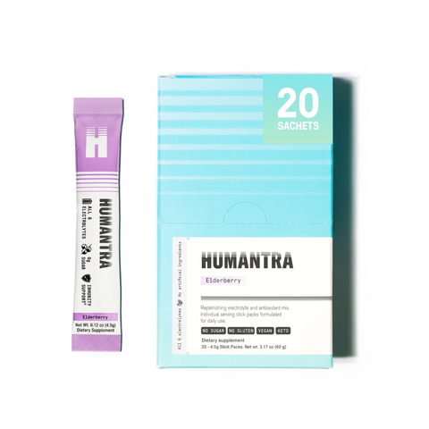 Humantra Elderberry electrolyte sachet mix