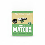 PerfectTed Vanilla Matcha Green Tea Powder 75g pouch with ceremonial grade matcha and vanilla flavour
