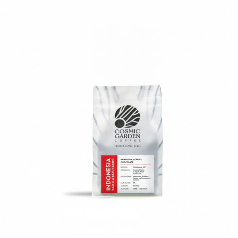 Cosmic Garden Coffee Indonesia Kamala Batukaang single-origin Bali coffee beans, anaerobic process, 250g bag