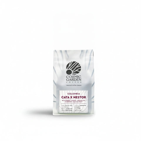 Cosmic Garden Coffee Cata X Nestor Colombia Yellow Papayo roasted coffee beans