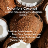 Campo Hermoso Colombia Coconut Mossto — view 2