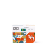 Drip Bag Box - Brazil with vibrant packaging featuring Brazilian flag and camel illustration.