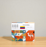 Drip Bag Box - Colombia on display, featuring smooth, sweet, and balanced flavors of Colombian drip coffee.