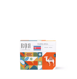 Drip Bag Box - Costa Rica coffee package with colorful design and Costa Rican flag, showcasing Central American coffee craft.