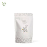 Earl Grey tea bag featuring organic Ceylon black tea with bergamot, perfect for elegance and relaxation.