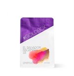 Packaging of El Salvador Pacamara 33 Specialty Coffee with vibrant design.