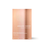 Hummble Elevate Cacao packaging, smooth coffee substitute infused with maca, ginseng, and cordyceps for a mindful energy boost.