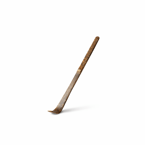 Era Dark Bamboo Chashaku — Matcha Spoon, a handcrafted bamboo spoon for perfect matcha preparation.