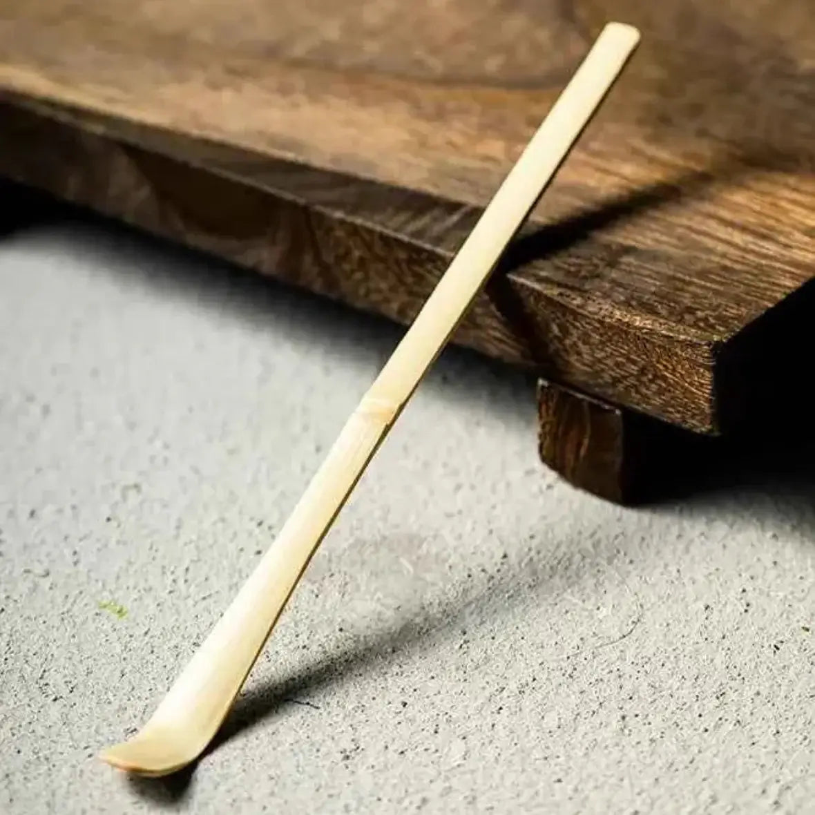 Era White Bamboo Chashaku — Matcha Spoon - Image 2