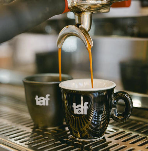 Espresso Competition by TAF Coffee – Bold espresso blend with black chocolate, berries, pine, and cinnamon notes.