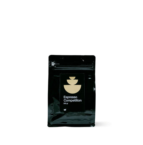 Espresso Competition by TAF Coffee – Bold espresso blend with black chocolate, berries, pine, and cinnamon notes.