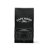 Ethiopia Guji Shakiso Hoqata Reserve coffee bag by Cafe Rider, showcasing premium natural coffee varietal.