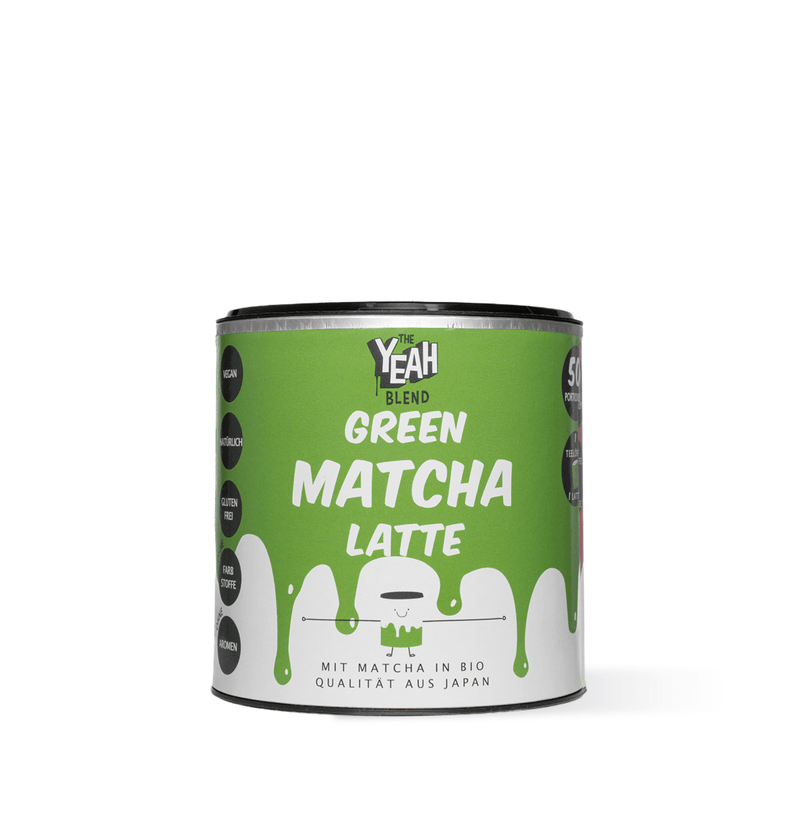 Green Matcha Latte with organic Japanese matcha—fresh, energizing, and the perfect natural caffeine boost for mindful mornings or relaxing afternoon breaks.