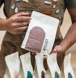 Guatemala Finca Hermosa by Intellect Coffee, grown at 1,800–2,100m on Acatenango’s slopes, offers sweet, clean notes with honey processing.