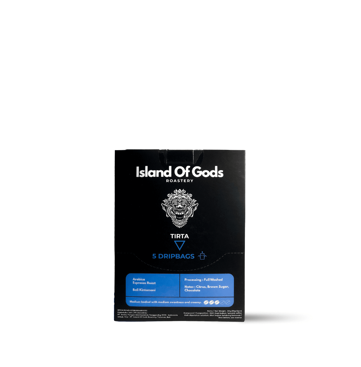 TIRTA Drip Bag pack from Island Of Gods.