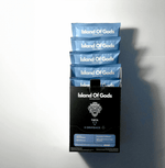 TIRTA Drip Bag product packaging featuring five blue drip bags from Island of Gods Roastery for a flavorful brew.
