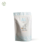 Jasmine Jewels premium Ceylon green tea blend with jasmine aroma in a stylish packaging.