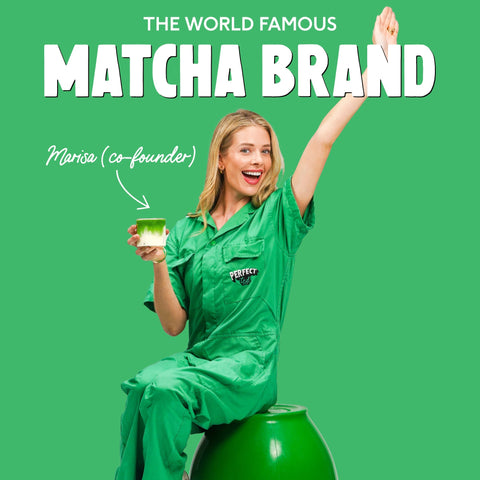 PerfectTed ready-to-drink oat milk matcha latte cans