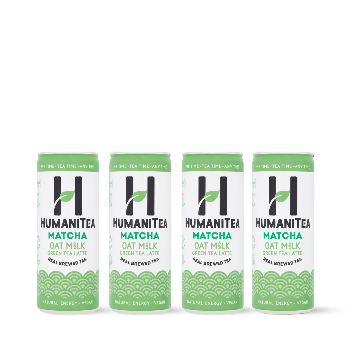 HumaniTea Matcha Latte with premium Japanese Matcha and creamy oat milk—naturally energizing, smooth, and free from added sweeteners.