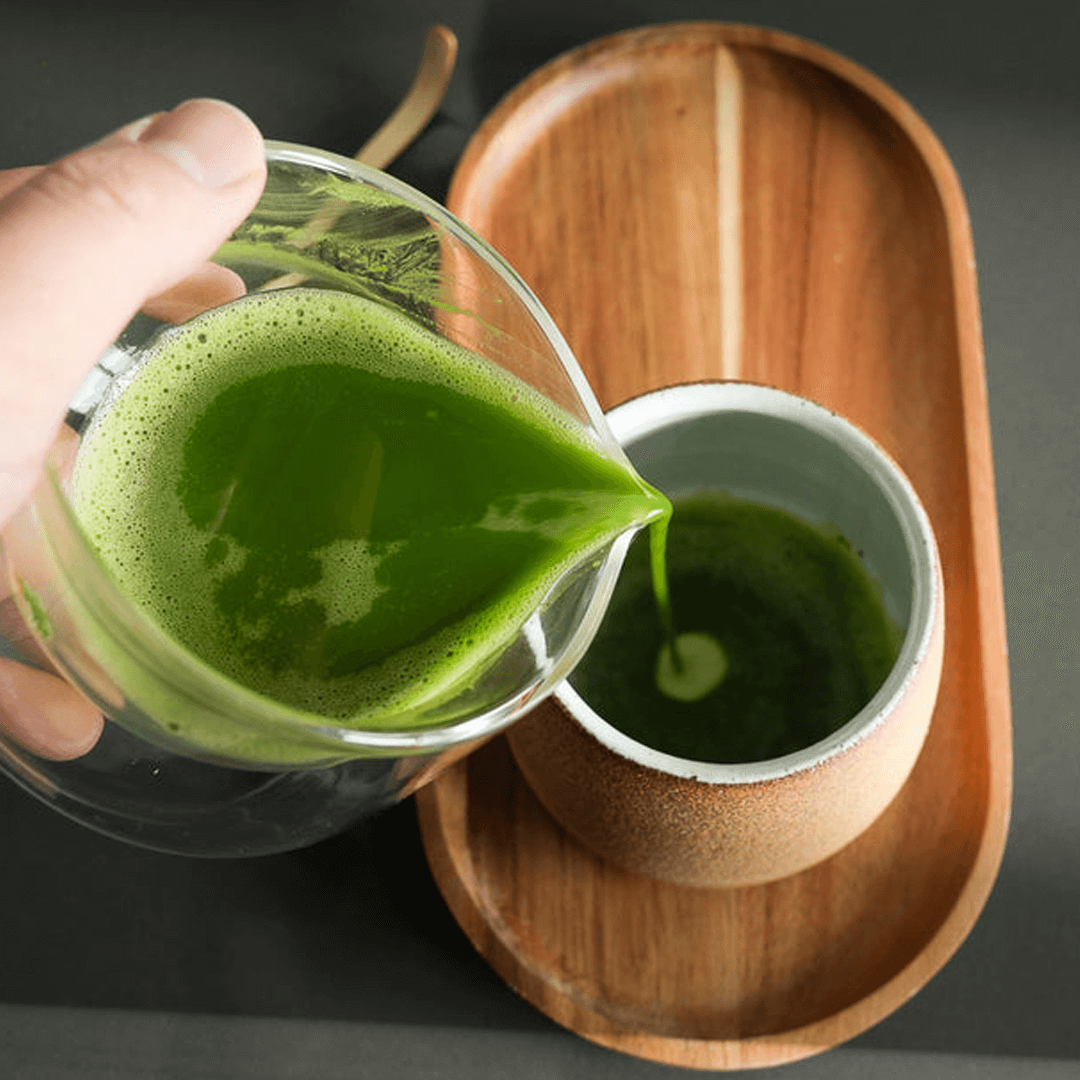 Rare Ceremonial Matcha Miru, crafted from first harvest Yabukita leaves, offering a creamy aftertaste and high-quality taste.