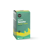Organic Sencha green tea with smooth, grassy notes—nourishing and perfect for quiet moments of rest and reflection, offering a simple and soothing tea experience.