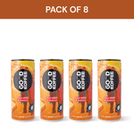 Pack of 8 Chai Spice & Vanilla Sparkling Coffee - India cans by Good Koffee, offering a blend of chai spices, vanilla, and rich coffee.